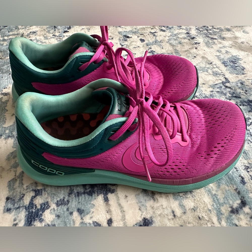 Women's 8 Topo Athletic Ultrafly 4 Road Running Shoe Runners SuperFeet Insoles